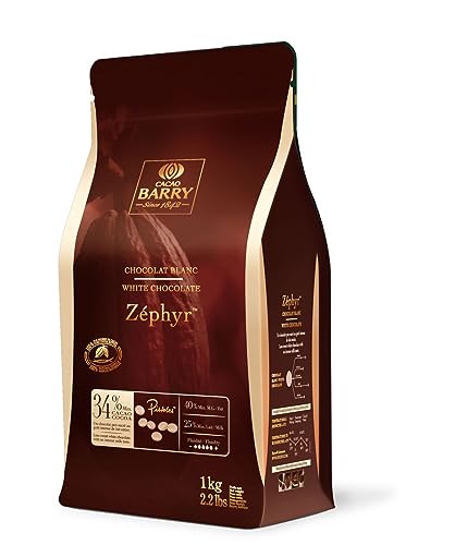 Zéphyr, weiße Schokolade, Callets, 34% Kakao, 1 kg von Cacao Barry