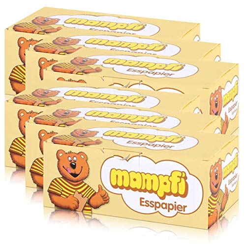 bubbacare Mampfi Esspapier Oblaten 200 Stück - unverwechselbarer Geschmack (6er Pack) von Unbekannt