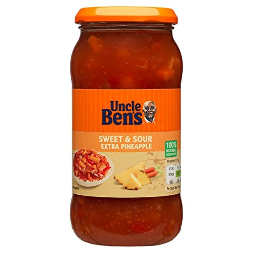 UNCLE BEN'S Sweet & Sour Extra Ananas, 450 g, 6er Pack (6 x 450 g) von Uncle Ben's
