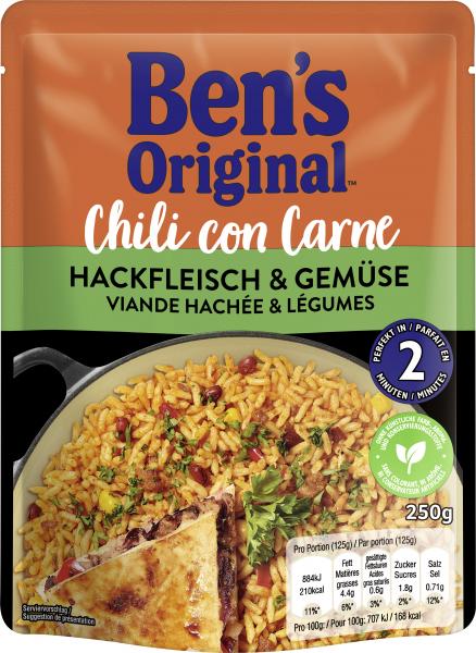 Ben's Original Chili con Carne Hackfleisch & Gemüse von Ben's Original