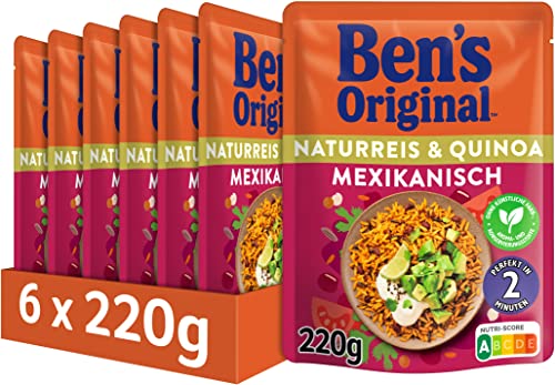 Ben's Original Express-Reis & Korn 3-Korn Mix mit Quinoa Mexikanisch, (6 x 220g) von BEN'S ORIGINAL