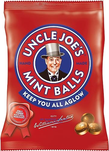 Uncle Joes Mint Balls 90g x 12 Bags von Uncle Joe's
