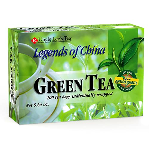 Uncle Lee Tee, Legends of China, Grüner Tee, 100 Teebeutel, 5,64 Unzen Uncle Lee Tee, Legends of China, Grüner Tee, 100 Teebeutel, 5,64 Unzen von Uncle Lee's Tea