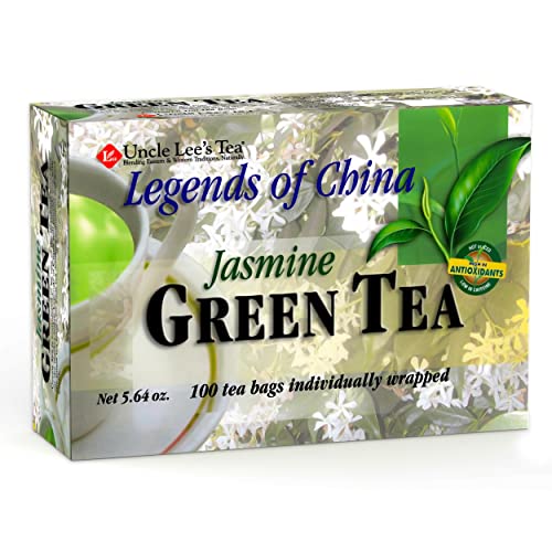 Uncle Lee's Tea, Legends of China, Green Tea, Jasmine, 100 Tea Bags, 5.64 oz (160 g) von Uncle Lee's Tea