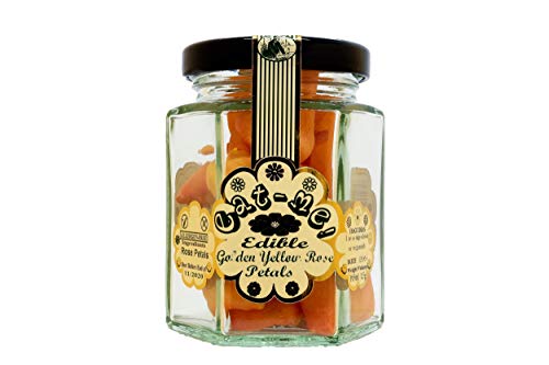 Golden Yellow Rose Petals - by Uncle Roy's - 1.5g/195ml Jar von Uncle Roy's