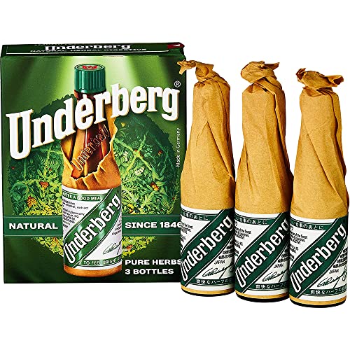 UNDERBERG BITTER 3 MIGNON FLASCHEN 2 CL KRÄUTER DIGESTIV von Underberg