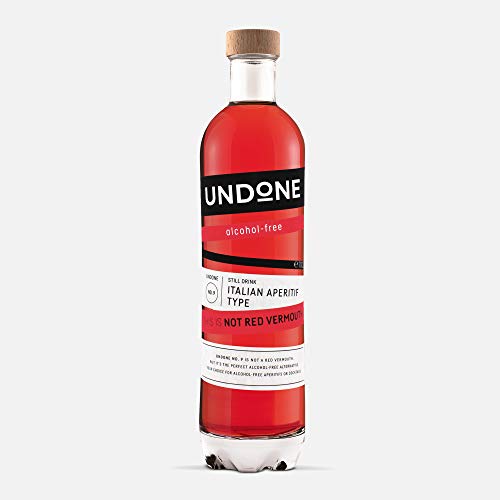 Undone No. 9 Italian Aperitiv Type - Alternative zu rotem Vermouth Alkoholfrei (1 x 700 ml) von Undone
