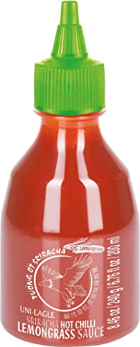 Uni-Eagle Chili Sauce Sriracha scharf mit Zitronengras – Hot Sauce mit Chilies und Zitronengras – 1 x 240 g Uni-Eagle Chili Sauce Sriracha scharf mit Zitronengras – Hot Sauce mit Chilies und Zitronengras – 1 x 240 g von Uni-Eagle