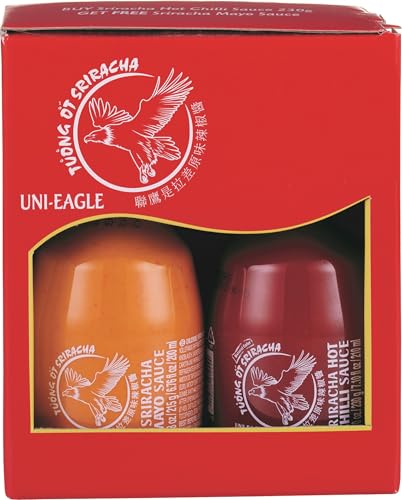 Uni-Eagle Set Sriracha Chilisauce + Mayo Chili Creme Sauce | 210ml + 200ml Uni-Eagle Set Sriracha Chilisauce + Mayo Chili Creme Sauce | 210ml + 200ml von Uni-Eagle