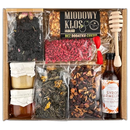Geschenkkorb zum Geburtstag – Exklusives Teeset für Mama, Lehrer – Stilvolle Geschenkbox Geschenkkorb zum Geburtstag – Exklusives Teeset für Mama, Lehrer – Stilvolle Geschenkbox von UniTea Land