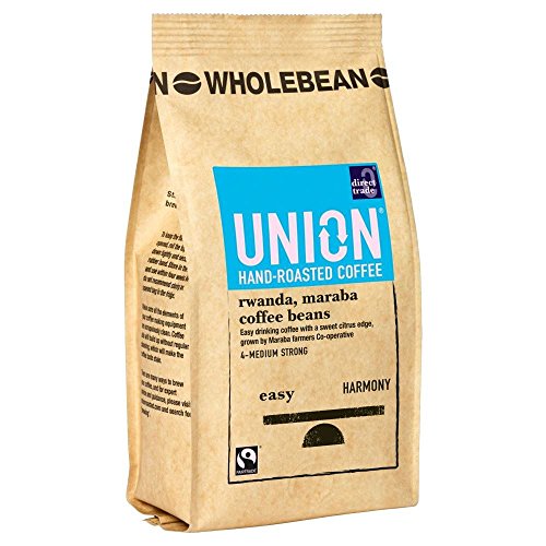 Gewerkschaft Hand Geröstet Fairtrade Ruanda Bohnen (227G) von Union Hand-Roasted