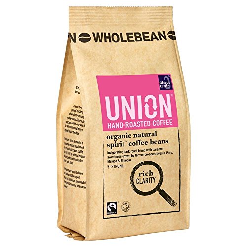 Gewerkschaft Hand Geröstete Bio Fairtrade- Naturgeistwholebean Kaffee (227G) von Union