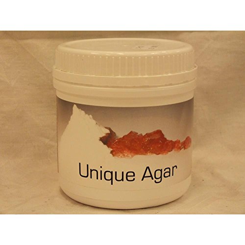 Unique Agar 200g Dose (Verdickungsmittel/ Pflanzliche Gelantine) von Unique Products Schuurman