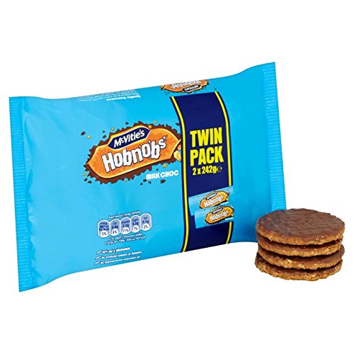 Mcvitie Milch Schokolade Hob Nobs Twin 2 pro Packung von United Biscuits