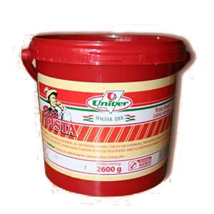 Großpackung Erõs Pista, 2,6kg Eimer - scharfe Paprikapaste für die Gastronomie Großpackung Erõs Pista, 2,6kg Eimer - scharfe Paprikapaste für die Gastronomie von Univer Zrt.