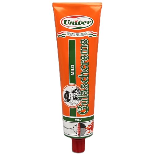 Univer Gulaschcreme mild 160g Tube - Aromatische & milde Würzpaste für authentisches Gulasch von Univer