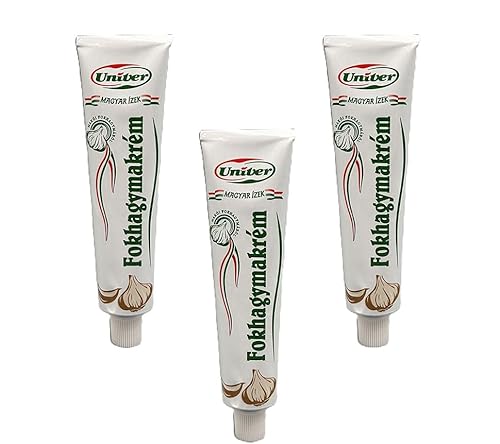 Univer Ungarische Knoblauchcreme 3 x 70g - Würzig & Vielseitig von Univer