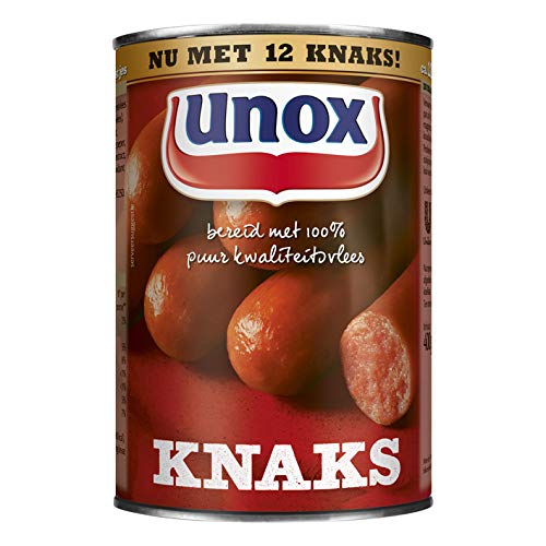 UNOX Knaks I 12 holländische Würstchen I 400 g I Original aus den Niederlanden von Unox