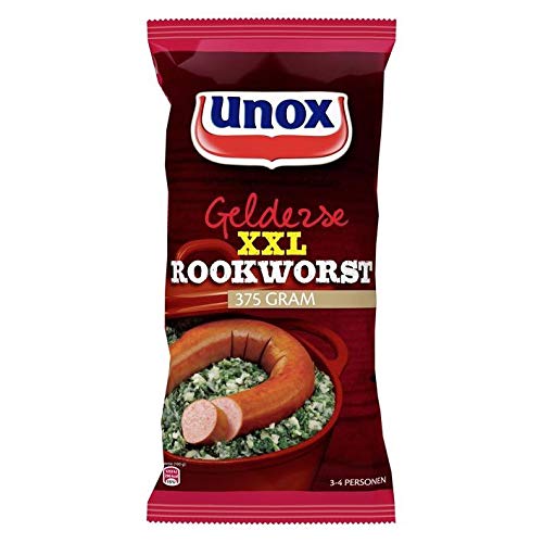 Unox Gelderse Rookworst Räucherwurst, 375 g von Unox
