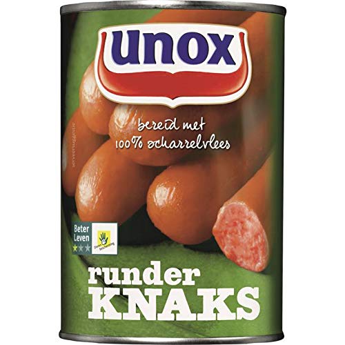 Unox Worst Knaks Rund Wurst Knaks Rindfleisch 400G Unox Worst Knaks Rund Wurst Knaks Rindfleisch 400G von Unox