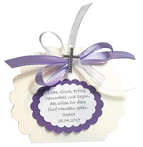 Gastgeschenke Hochzeit Mandeln Taufe Kommunion Konfirmation GG0070 flieder personalisiert Gastgeschenke Hochzeit Mandeln Taufe Kommunion Konfirmation GG0070 flieder personalisiert von Unser schönster Tag