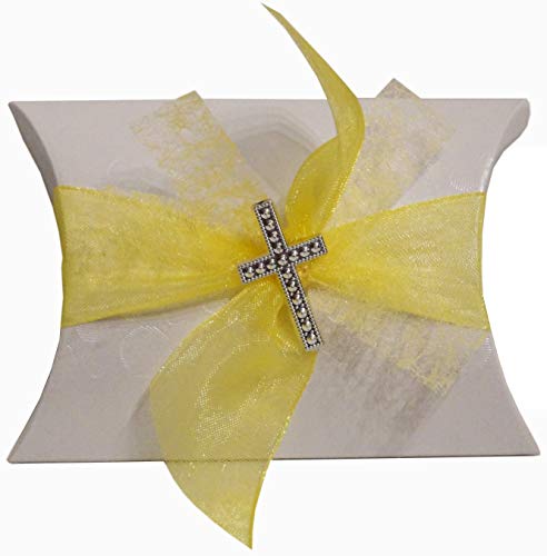 Gastgeschenke Mandeln KREUZ Hochzeit Taufe Kommunion Konfirmation GG0089 gelb Gastgeschenke Mandeln KREUZ Hochzeit Taufe Kommunion Konfirmation GG0089 gelb von Unser schönster Tag