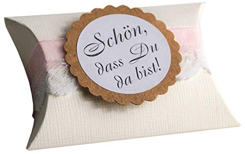 Gastgeschenke Mandeln Vintage Spitze Hochzeit Taufe Kommunion Konfirmation GG0018 von Unser schönster Tag