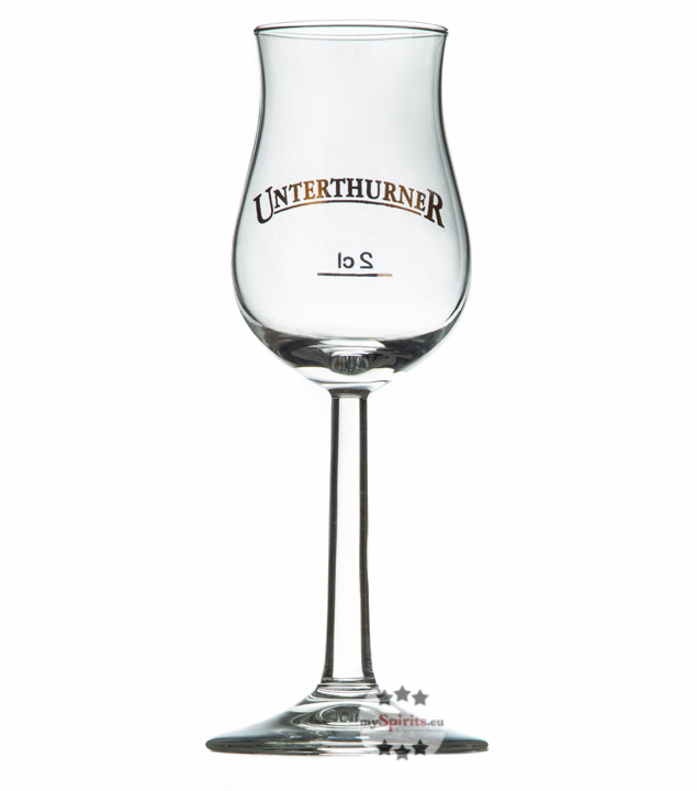 Unterthurner Schnapsglas mit Stiel von Unterthurner Privatbrennerei