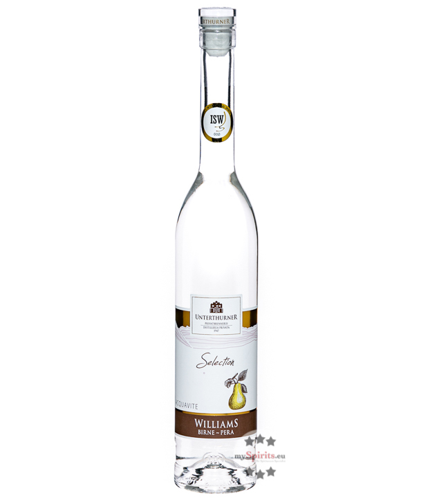 Unterthurner Williams-Birnenbrand Selection (39 % vol., 0,5 Liter) von Unterthurner Privatbrennerei