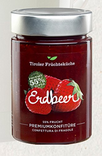 Erdbeerkonfitüre 420 gr. - Unterweger - Tiroler Schmankerl von FOXCUP