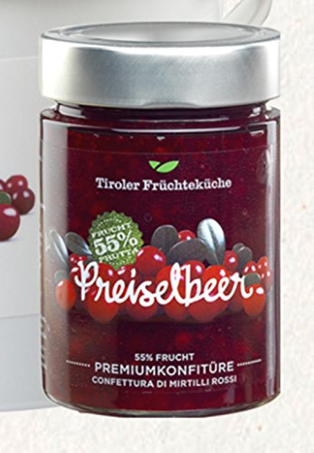Preiselbeerkonfitüre 420 gr. - Unterweger - Tiroler Schmankerl Preiselbeerkonfitüre 420 gr. - Unterweger - Tiroler Schmankerl von Unterweger