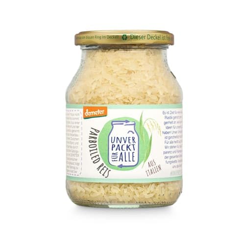 Bio Parboiled Reis (MEHRWEG) (0.43 kg) von Unverpackt für Alle