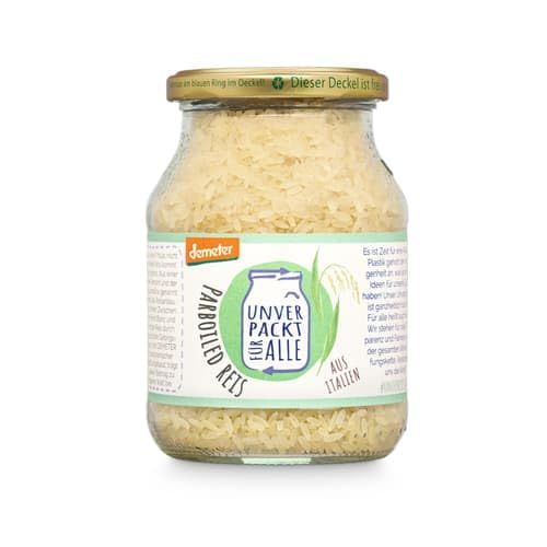 UNVERPACKT UMGEDACH Parboiled Reis, 425g (1er Pack) von Unverpackt Umgedacht