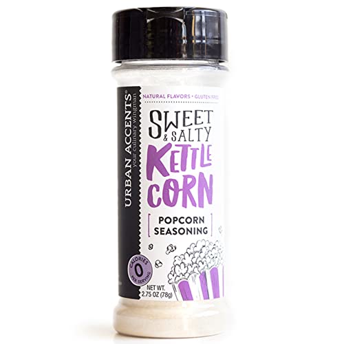 Popcorngewürz Sweet & Salty Kettle Corn von Urban Accents (78 g) - Popcorngewürzmischung Süß & Salzig von Urban Accents
