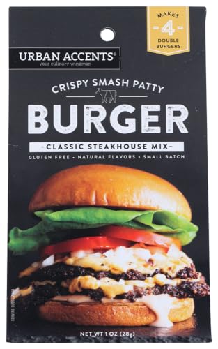 Urban Accents Crispy Smash Patty Burger Classic Steakhouse Mix von Urban Accents