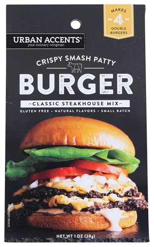 Urban Accents Crispy Smash Patty Burger Classic Steakhouse Mix von Urban Accents