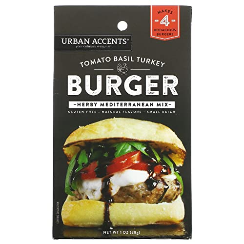 Urban Accents Tomate Basilikum Truthahn Burger Herby Mediterrane Mischung von Urban Accents