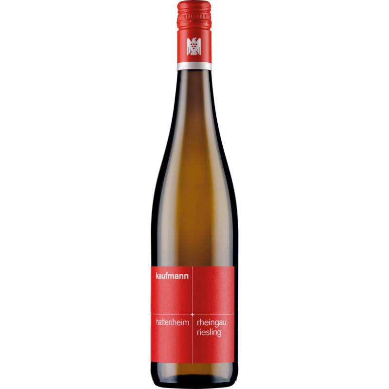 Hattenheim Riesling, Trocken, Rheingau, Rheingau, 2021, Weißwein von Urban Kaufmann, D - 65347 Hattenheim