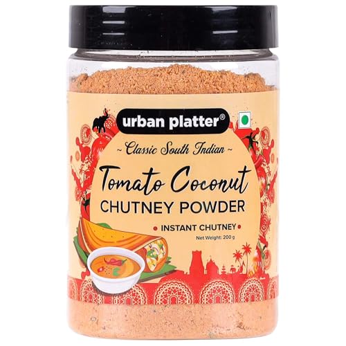 South Indian Style Instant Tomato Coconut Chutney Powder 200G / 7Oz [Nariyal Ki Chutney Just Water] von Urban Platter