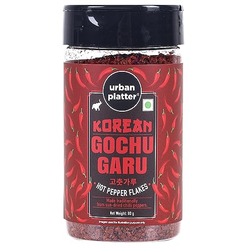 Urban Platter Korean Gochugaru Hot Pepper Powder Shaker Jar, 80g / 3oz [Red Pepper Powder for Kimchi and Other Korean Dishes] von Urban Platter