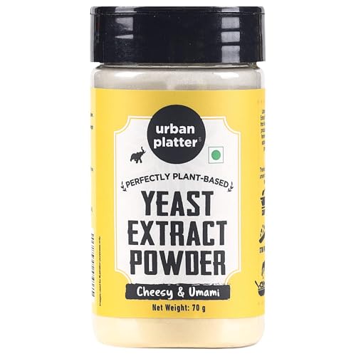 Urban Platter Yeast Extract Powder Shaker Jar, 70g / 2.5oz [Fortified, Cheesy Flavour, Vegan-Friendly] von Urban Platter