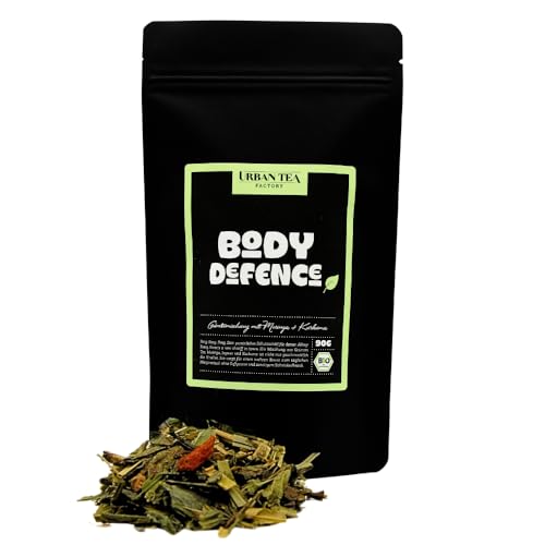 Urban Tea Factory | Bio Teemischung | Body Defence | Bio Grünteemischung mit Moringa & Kurkuma im Nachfüllbeutel | 90g | loser Premium Bio-Tee | 100% natürlich | vegan von Urban Tea Factory