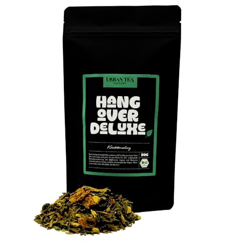 Urban Tea Factory | Bio Teemischung | Hangover Deluxe | Bio Kräuterteemischung im Nachfüllbeutel | 90g | loser Premium Bio-Tee | 100% natürlich | vegan von Urban Tea Factory