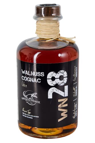 Urgeschmack Eventgrillen Walnuss Cognac Likör 28% Vol. (mit einem edlen Cognac verfeinert, weichen Ausklang, vollmundig, einzigartiger Likör) 1 x 0,5 Liter von Urgeschmack Eventgrillen