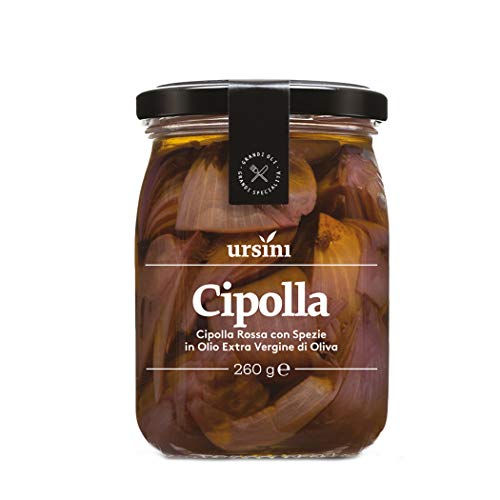 Rote Zwiebel in Nativem Olivenöl Extra 260 gr von Ursini