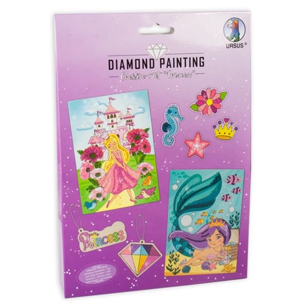 Diamond Painting Kreativset, Prinzessin, 13-teilig von Ursus
