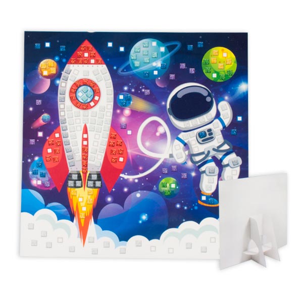 Moosgummi-Mosaik Bastelset "Astronaut", 25cm x 25cm von Ursus