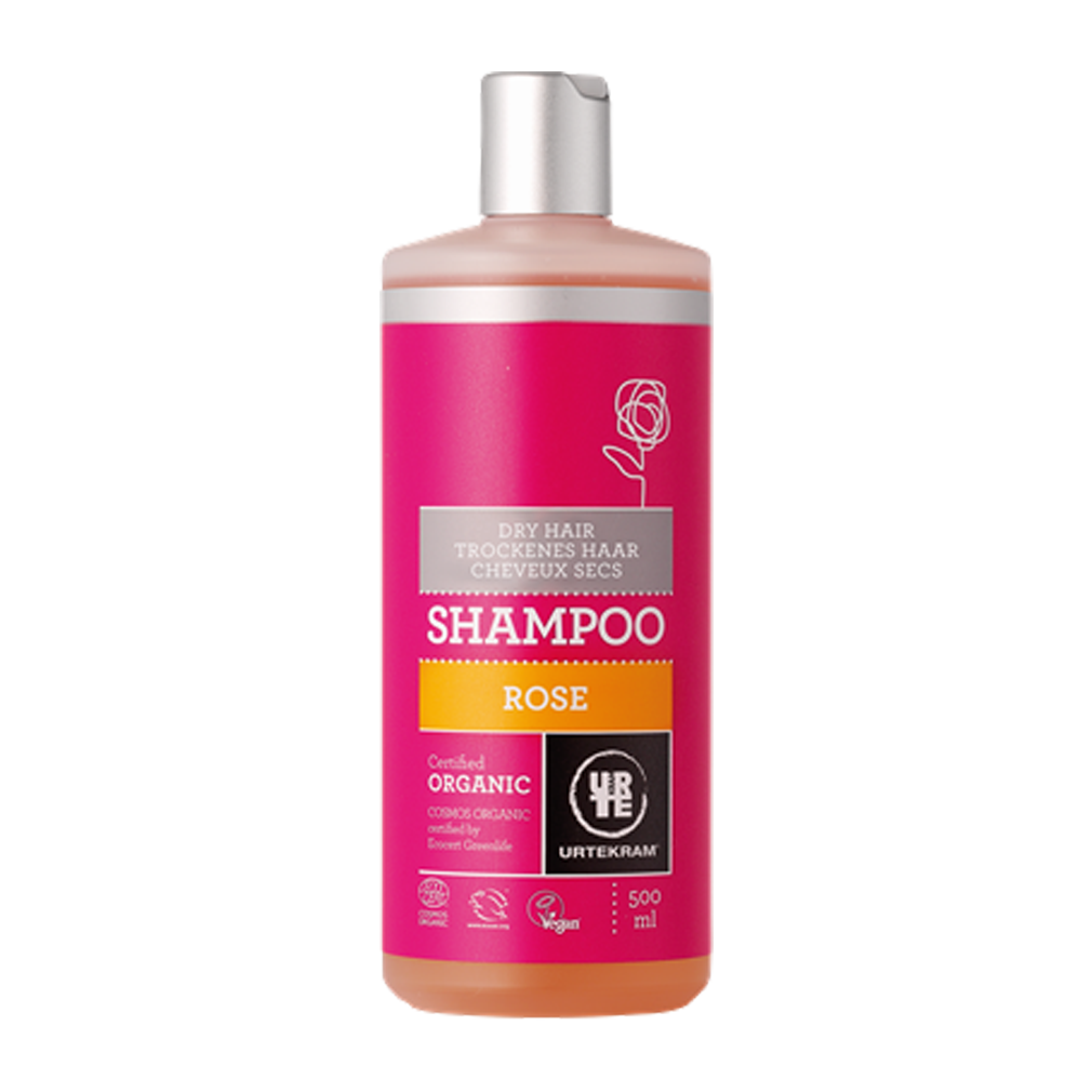 Rose Shampoo für trockenes Haar, 500ml von Urtekram