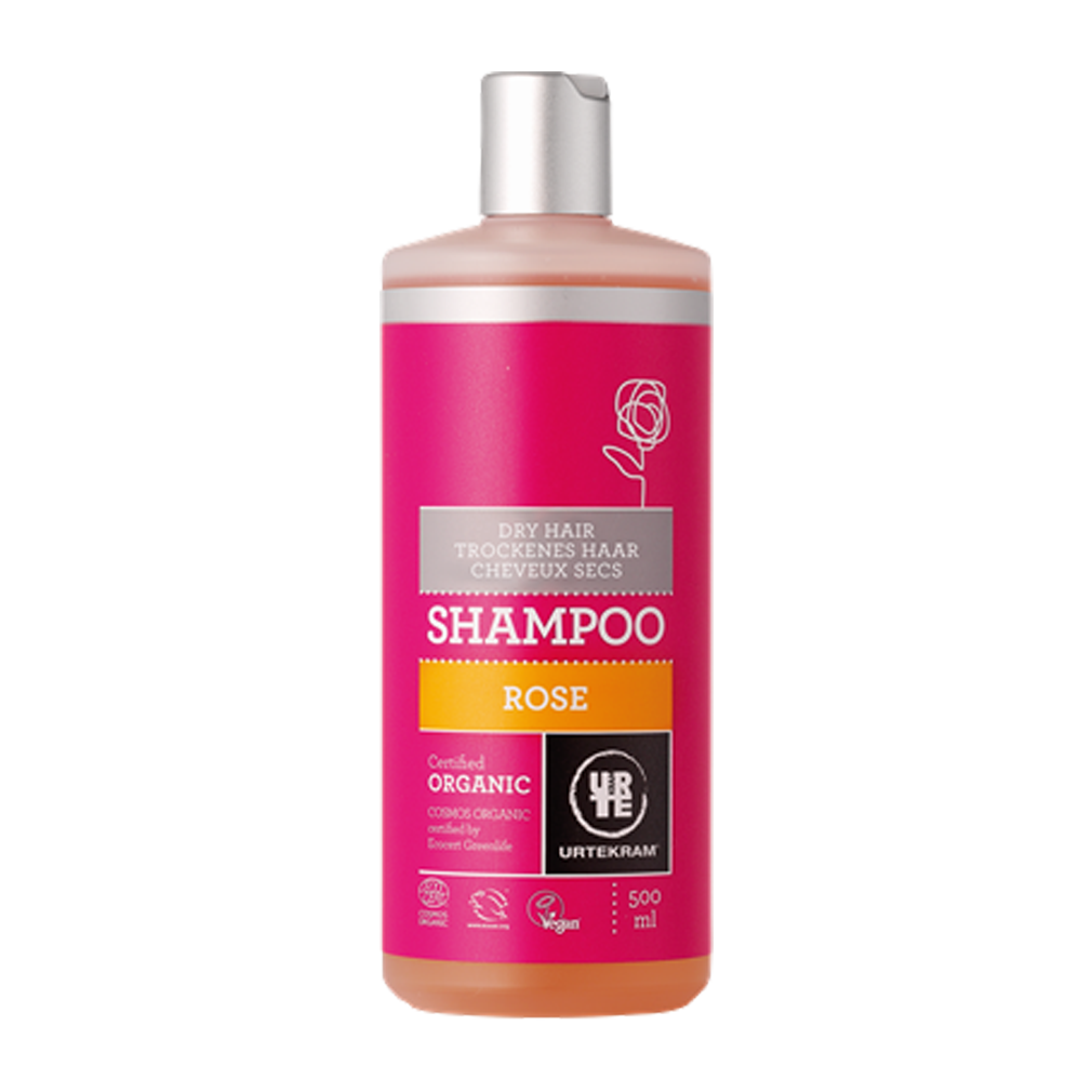 Rose Shampoo für trockenes Haar, 500ml Rose Shampoo für trockenes Haar, 500ml von Urtekram
