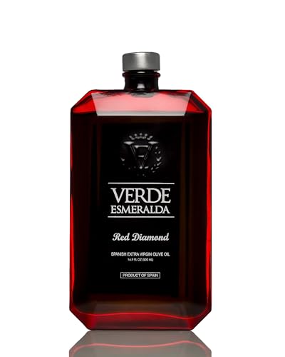Gourmet-Olivenöl extra vergine Sorte: Picua (Königliche) (500 ml, Red Diamond) von V E VERDE ESMERALDA
